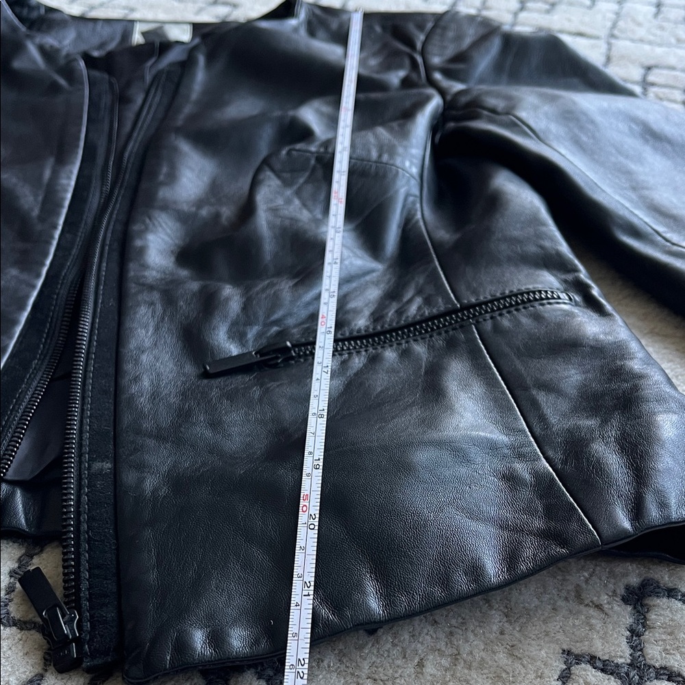 Halogen Black Genuine Leather Jacket - image 8